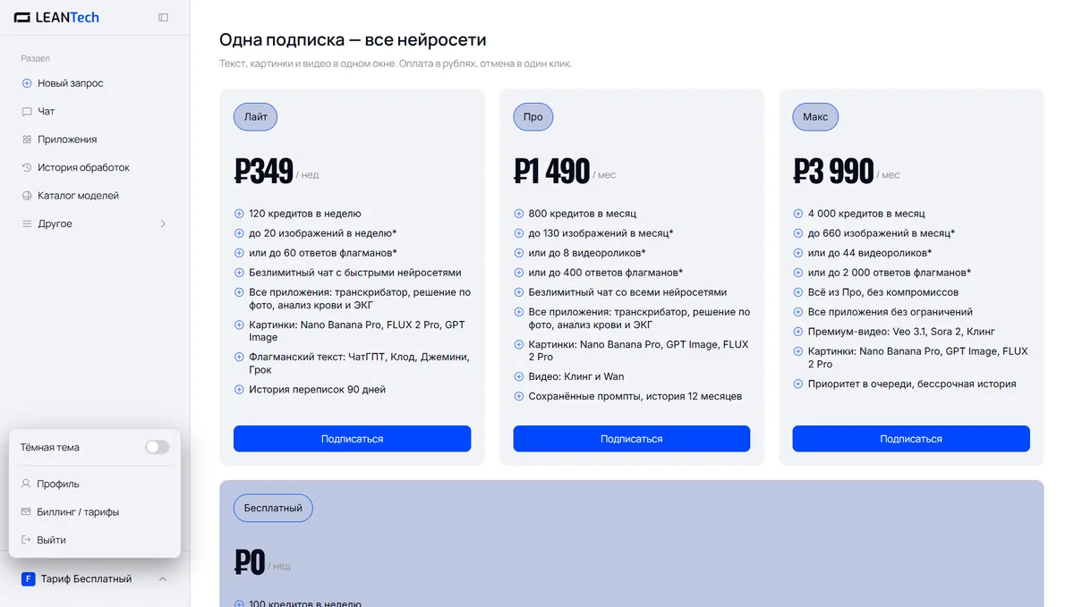 Оплата Magic Hour AI картой РФ